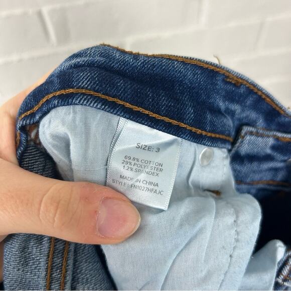 Fashion Nova High Rise Wide Leg Jeans Size 3/26 - Picture 3 of 11